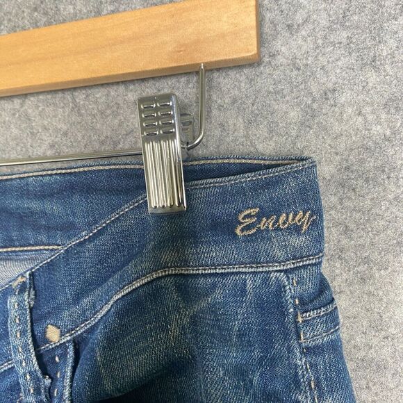 Goldsign Designer Jeans  | GOLDSIGN Size 28 W2310-131 Raw Hem Medium Wash Blue - Picture 5 of 11